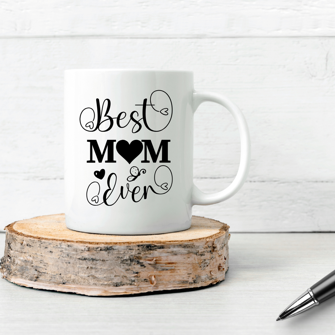 Personalized photo mug with name & initials