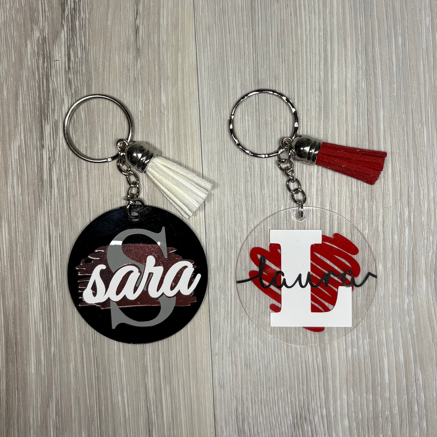 Personalized acrylic keychain