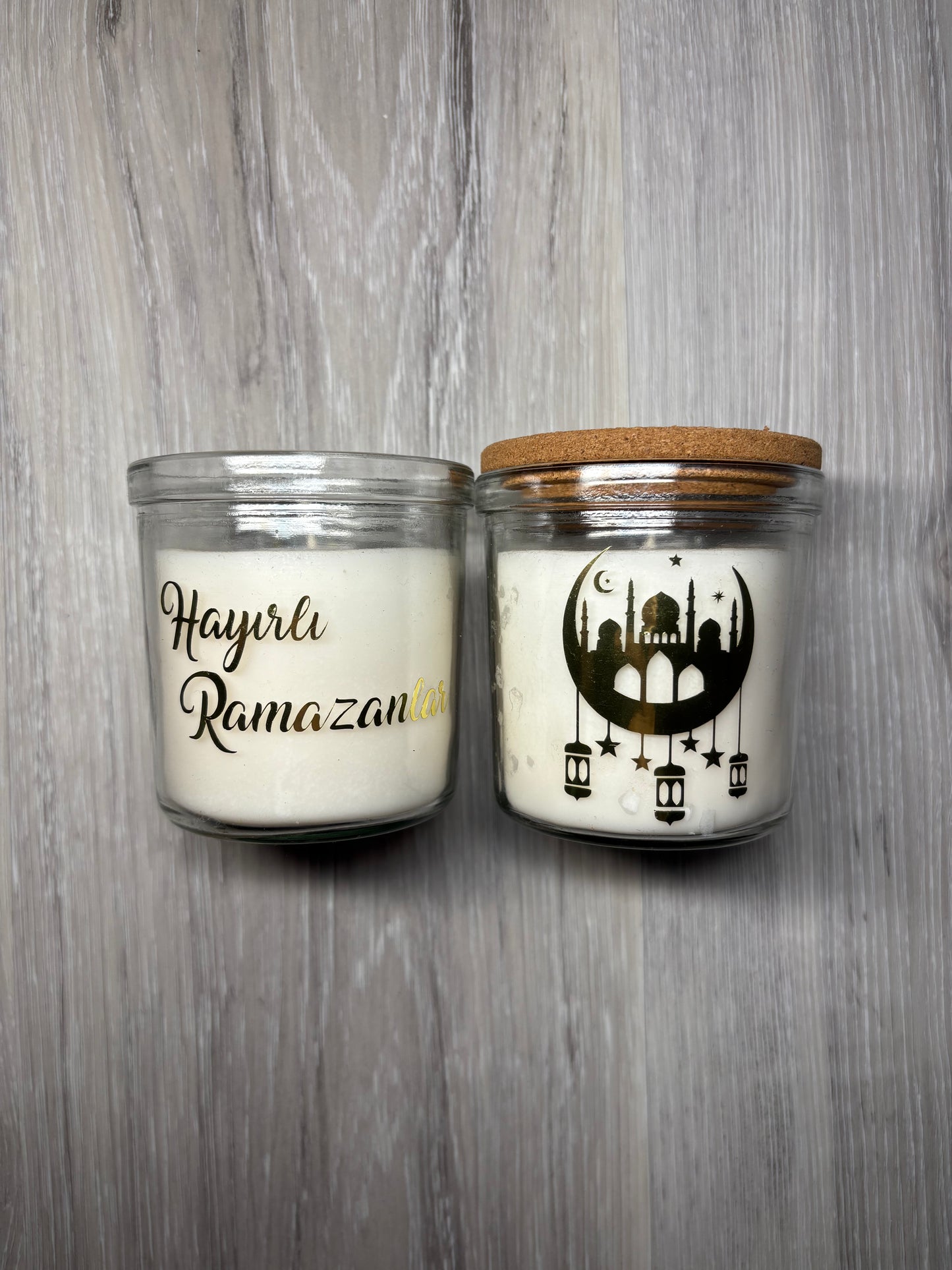 Personalized scented candle in a glass – Ramadan & Eid