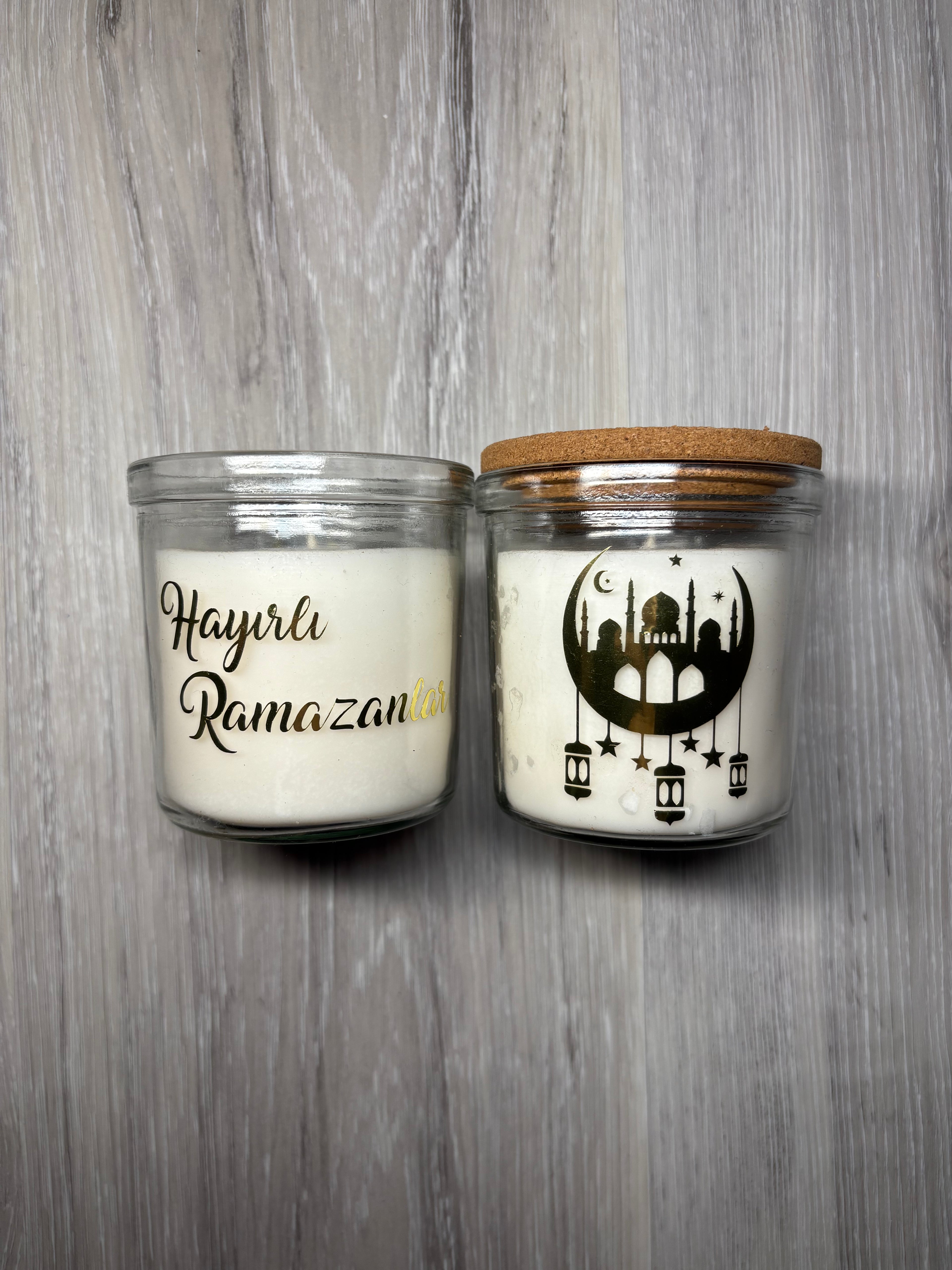 Personalisierte Duftkerze im Glas – Ramadan & Eid