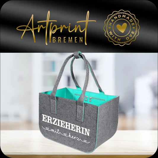 Personalisierter Filzshopper – Individuell bedruckt