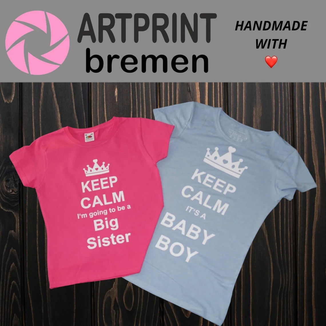 Personalisierbares Kinder-T-Shirt mit Flexdruck