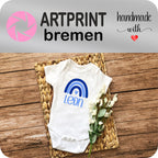 Personaliserter Baby-Body aus Bio-Baumwolle – mit Wunschtext