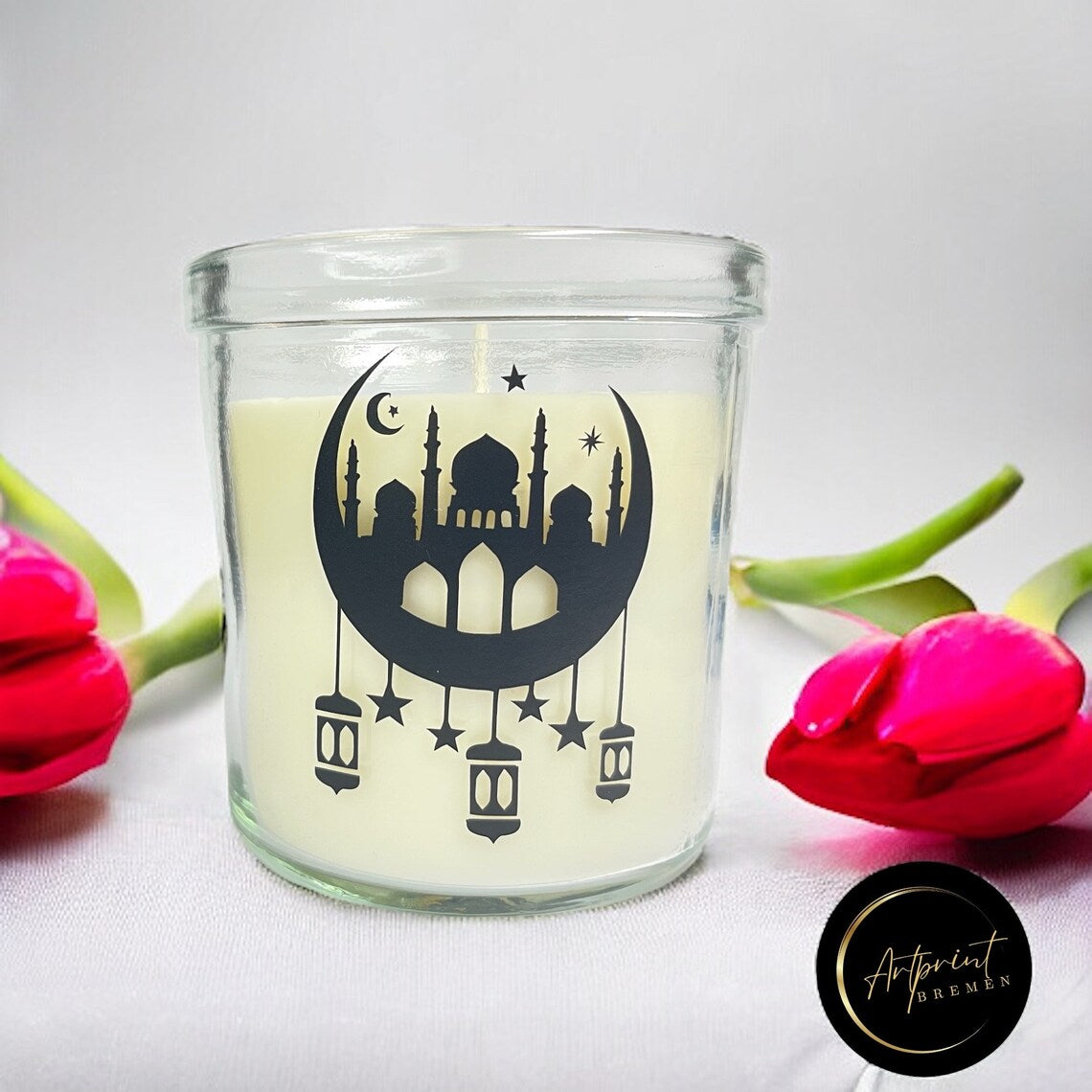 Personalisierte Duftkerze im Glas – Ramadan & Eid