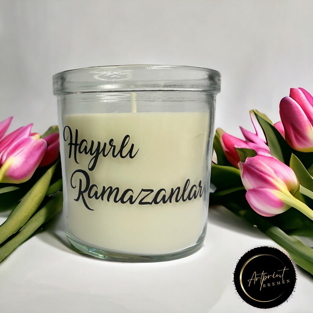 Personalisierte Duftkerze im Glas – Ramadan & Eid