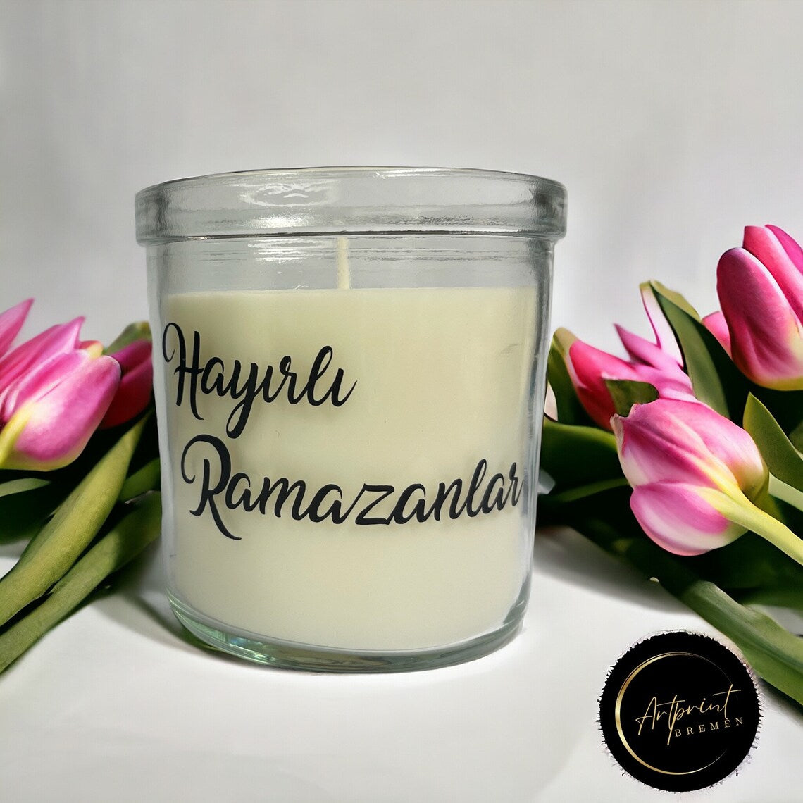 Personalisierte Duftkerze im Glas – Ramadan & Eid