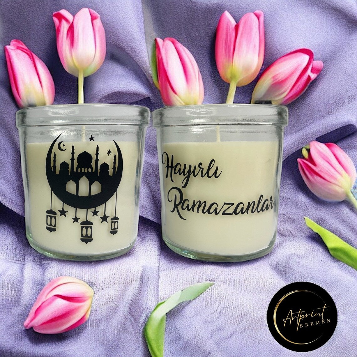 Personalisierte Duftkerze im Glas – Ramadan & Eid