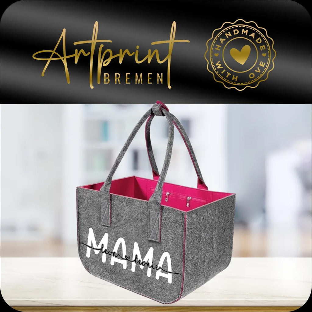 Personalisierter Filzshopper – Individuell bedruckt