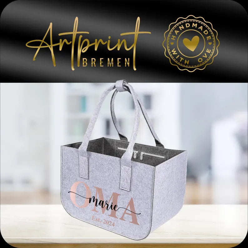 Personalisierter Filzshopper – Individuell bedruckt